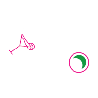 the lnc logo on a black background